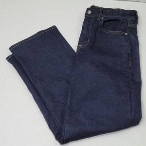 American eagle tall dark wash wide leg jeans